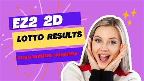 EZ2 Result Today: Today's Winning Numbers .